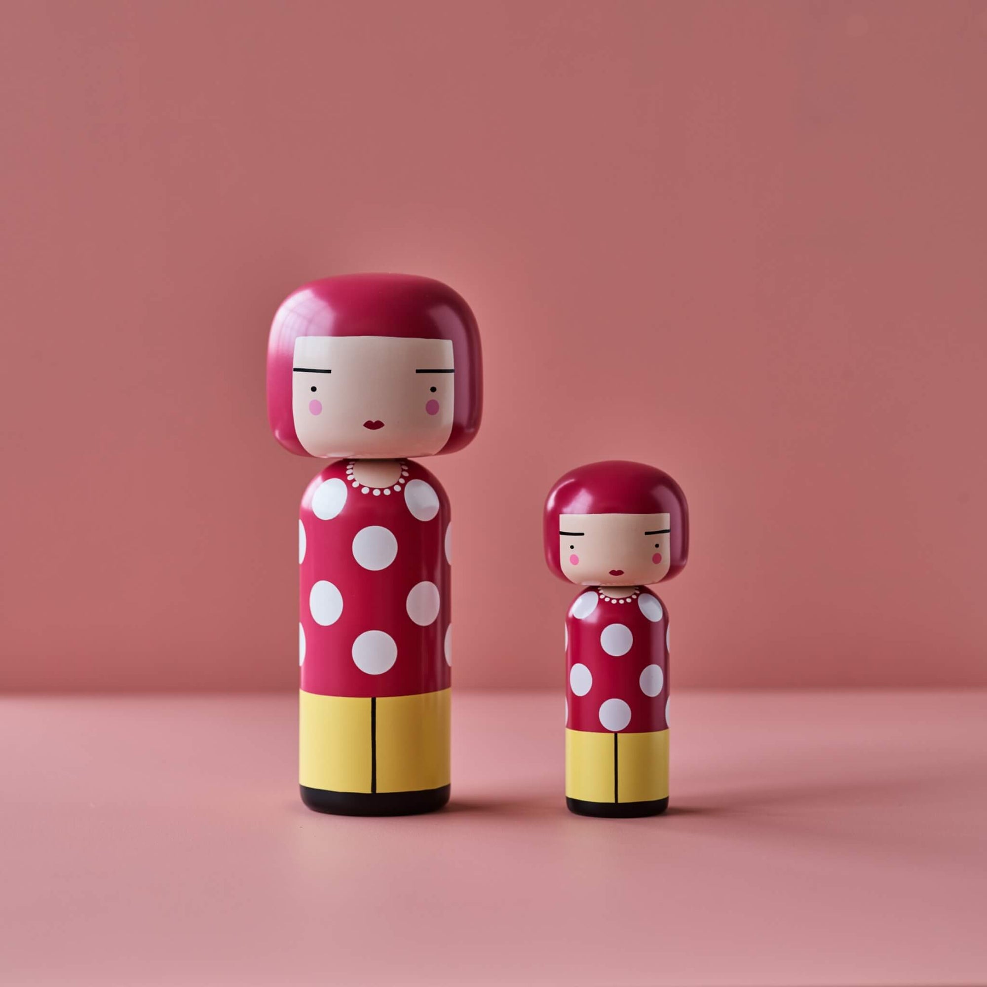 Lucie Kaas, SKETCH.INC FOR LUCIE KAAS, Kokeshi | Dot en deux tailles, Figurines à collectionner