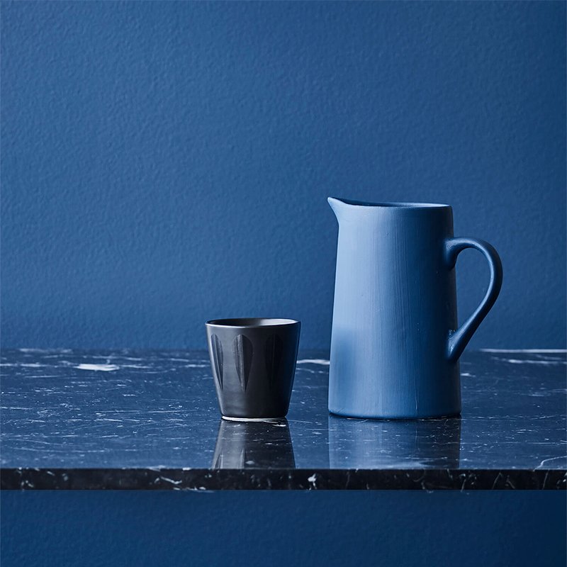 Lucie Kaas, COLLECTION ARNE CLAUSEN, Tasse Lotus | Noir, Tasses à café et à thé