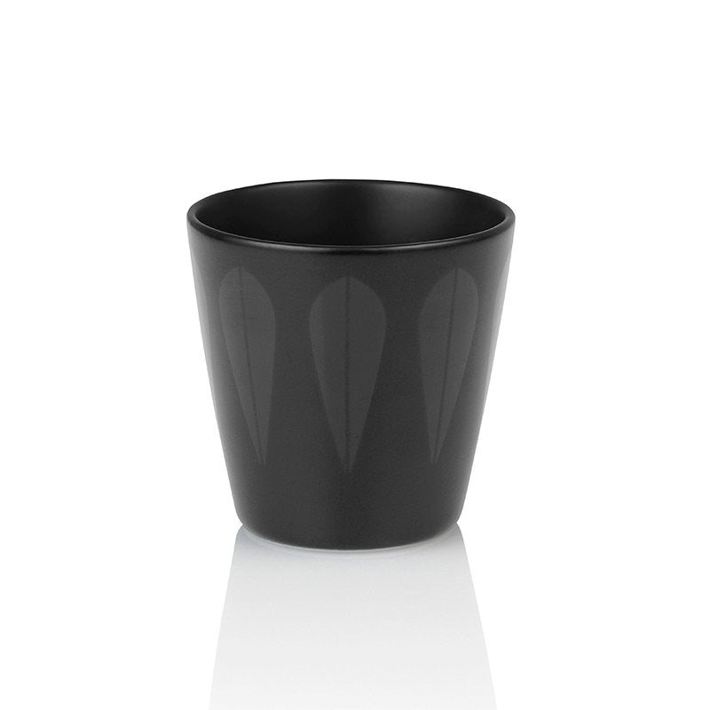 Lucie Kaas, ARNE CLAUSEN COLLECTION, Lotus Cup | Svart, Kaffe- og tekopper