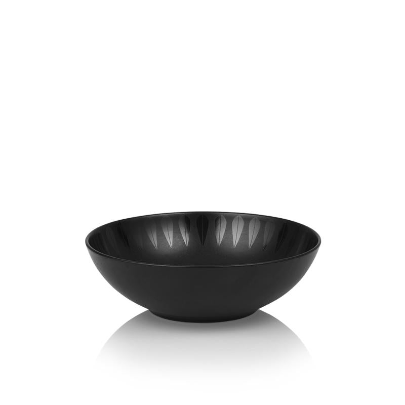 Lotus Deep Plate | Black DEEP PLATE - Lucie Kaas