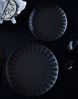 Lotus Plate | Black PLATE - Lucie Kaas